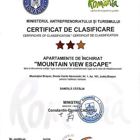 Mountain View Escape Apartment บราชอฟ ภายนอก รูปภาพ